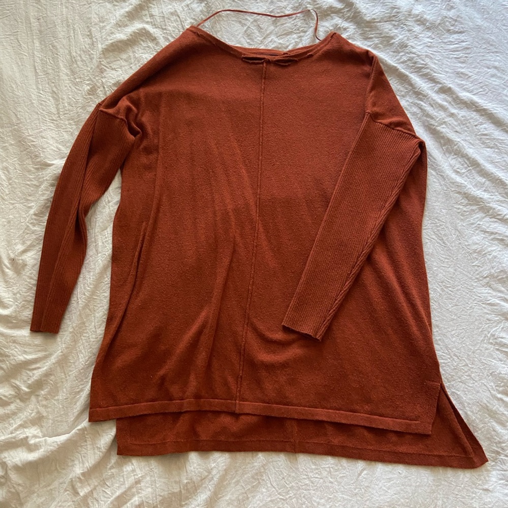 Rust orange sweater